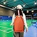 Menolana Tennis Backpack Sports Backpack Supplies Carrying for Women Men Badminton Racquet Bag Tennis Racket Bag for Balls Accessories, Orange