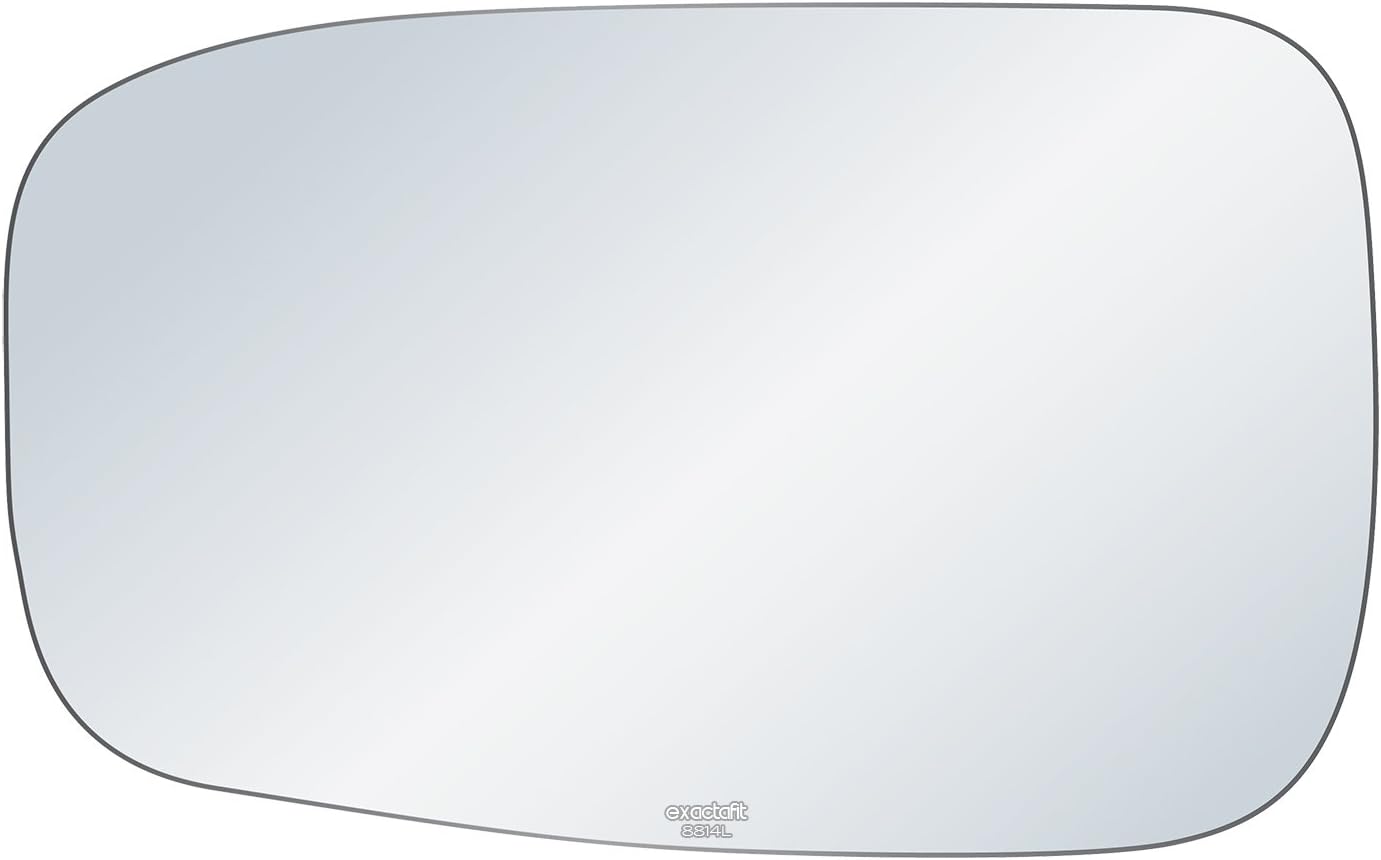 Driver Side Mirror Glass Replacement For 2003 2004 2005 2006 2007 Honda Accord Sedan Left Door Flat Mirrors Adhesives exactafit 8814L