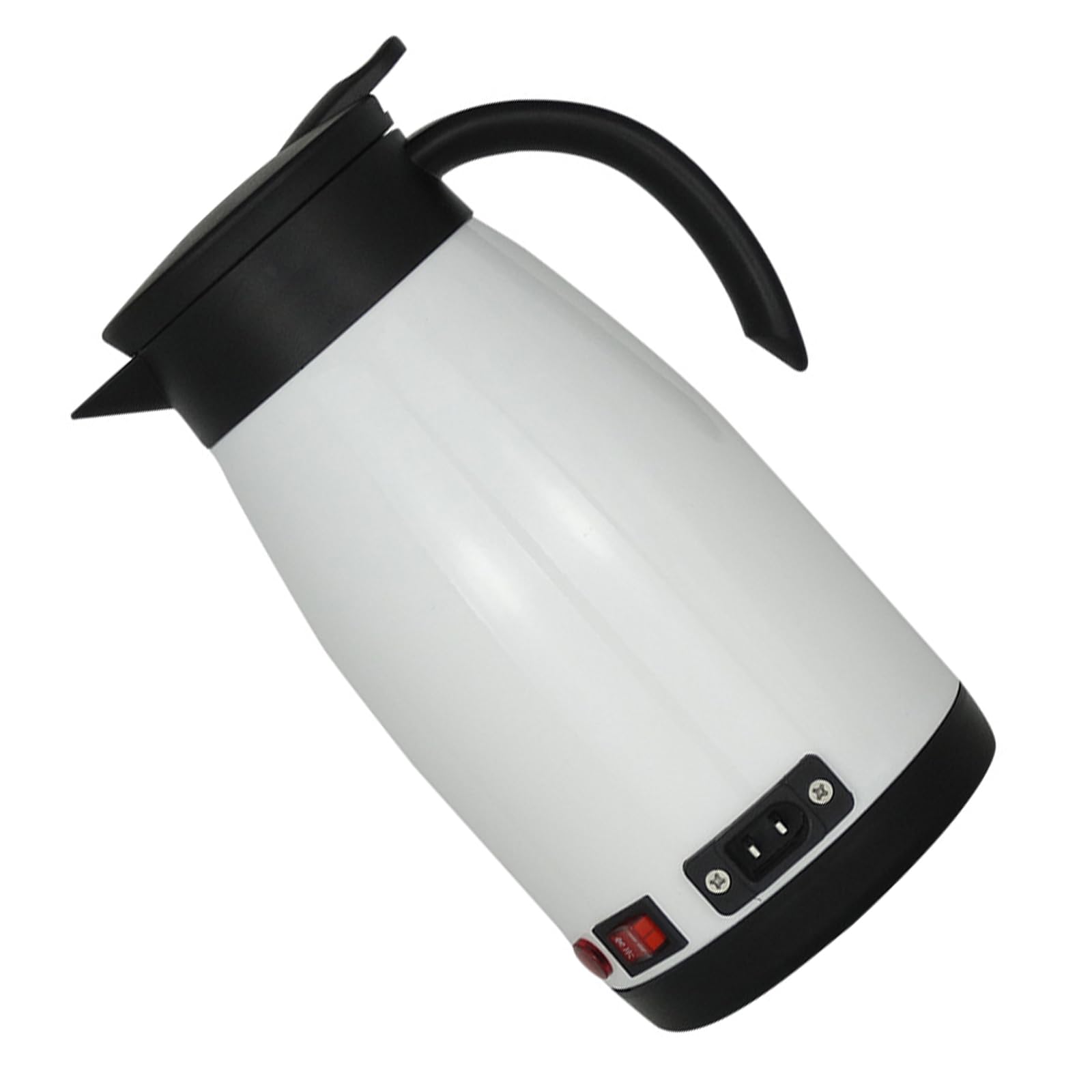 Hervidor eléctrico universal de 12 V 24 V para coche, 680 ml, agua hirviendo rápida para viajes al aire libre, preparación de bebidas calientes