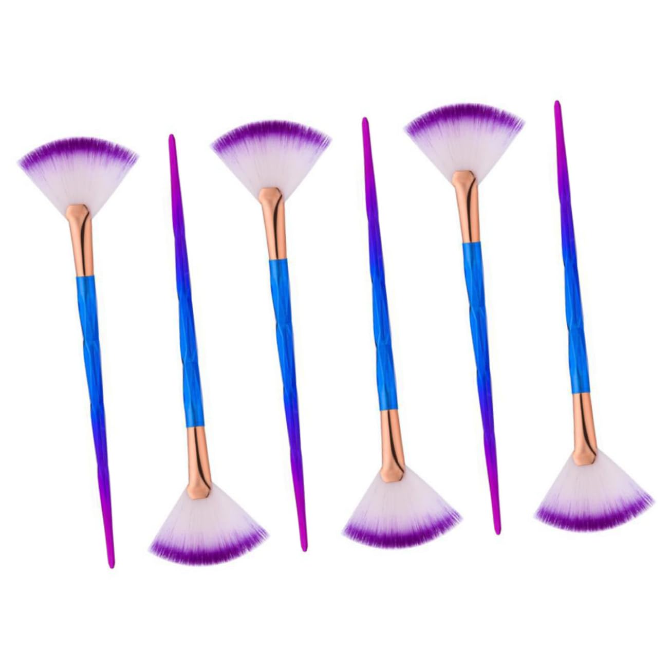 Didiseaon 24pezzi Pennelli Per Trucco Ventaglio Pennelli Per Applicazione Di Maschere Facciali Riutilizzabili Strumenti Per Bellezza Morbido Facili Da Pulire Adatti Per Casa e Viaggi