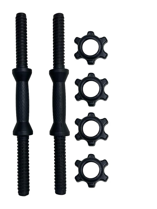 Genric Dumbbell Rod bar 14 Inches with 4 PVC Bolt Nuts Weight Lifting Strength Training & Exercise Fitness, Gym Equipment for Home Gym Workout (B0D9S4T91M) Amazon Price History, Amazon Price Tracker