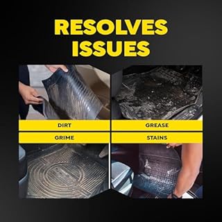 Meguiar’s Quik Solutions All-Weather Floor Mat Kit,All Weather Floor Mat Cleaner and Car Mat Protectant that Deep Cleans & Restores a Like-New Non-Slick Finish,Includes Drill Attachment, Kit