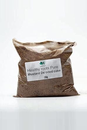 Healthy Roots Mustard De Oiled Cake for Cattle Feed (1 Kg)