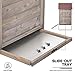 MoNiBloom Chicken Coop Hen House with Nesting Box for Yard, Removable Bottom Wooden Poultry Hutch Rabbit Cage for Easy Cleaning, Waterproof Roof Poultry Cage with Roosting Bar and Ramp 46 x 20 x 42 in