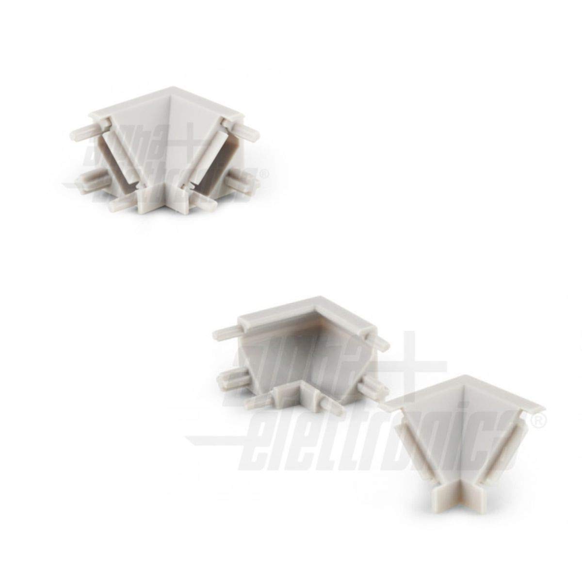 HOMMAND Connettori Angolari 90° Per Profili LED A V - 10 Pezzi Con Viti, Per Installazione Luci - Foto 10