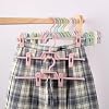 Aazon.co: DOITOOL Pant Hangers with Clips 10Pcs Plastic Skirt Hangers