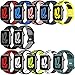 Bands Compatible with Apple Watch Band 44mm 45mm 42mm 49mm 41mm 40mm 38mm for Men Women,Breathable Silicone Sport Replacement Strap Wristband for iWatch Ultra Series 8 7 6 5 4 3 2 1 SE,12Pack