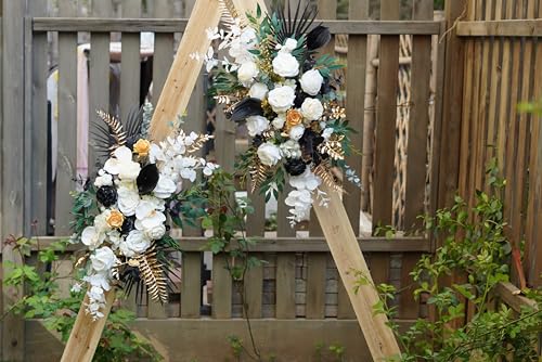 Arreglo Floral Arch Blanco y Negro para Decoración miniatura 7