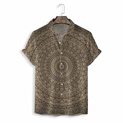 Chemise Hawaïenne pour hommes look vintage boho idéal pour vos soirées plage et vacances d'été