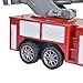 luminiu 4 Canales Camion Bomberos Juguetes,RC Camión de Bomberos Teledirigido Volante con...