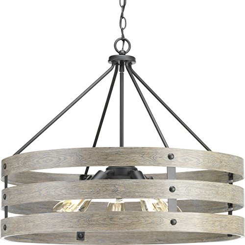 Image of Gulliver Collection 5-Light Coastal Pendant Light Graphite