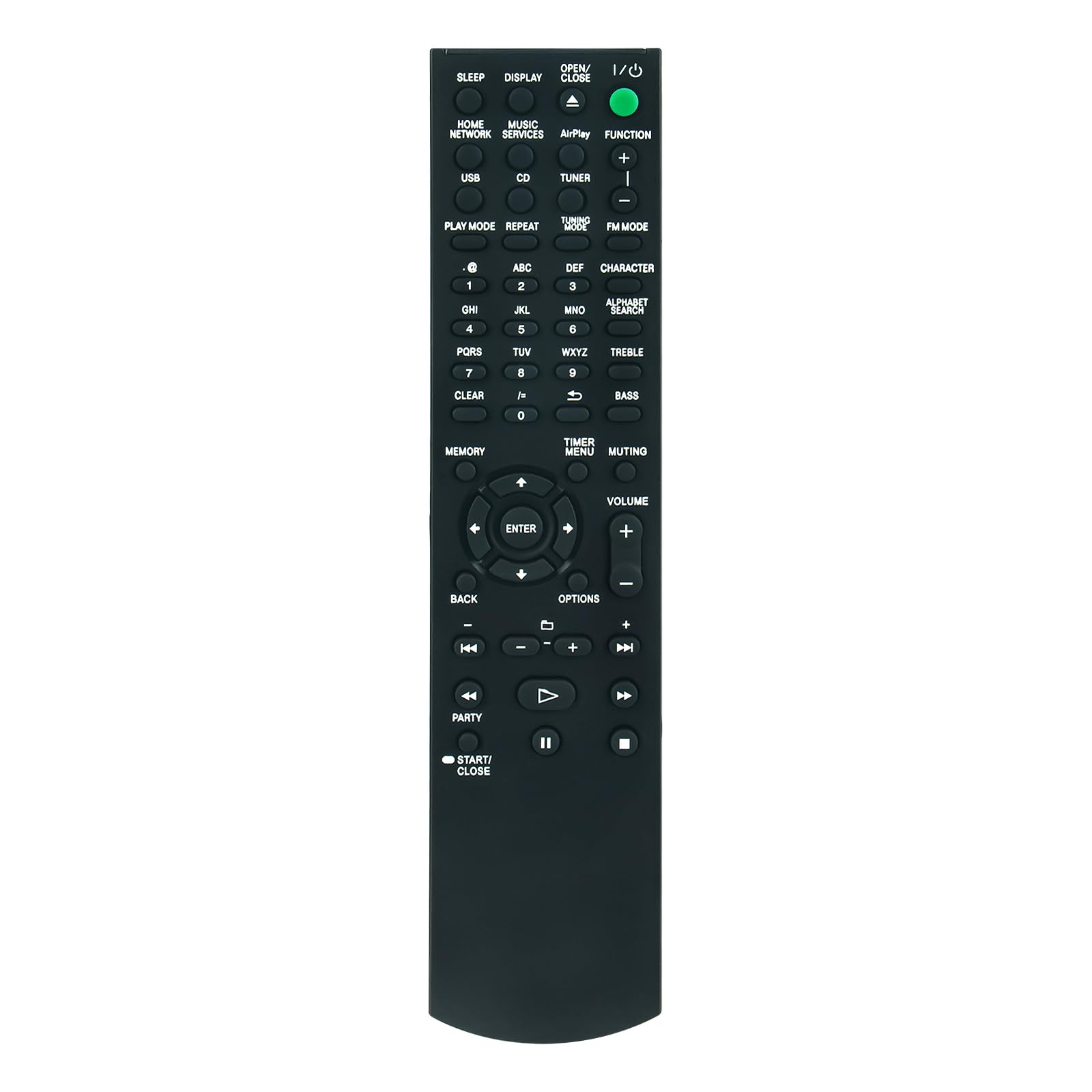 Télécommande RM-AMU139 pour Sony CMT-G2BNiP HCD-G2NiP noire