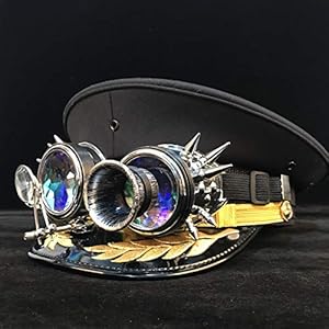 XATIHLIS Vrouwen Mannen Steampunk Hoed Vizier Cap Party Hoed Corticale Cosplay Hoed Maat S M L XL XXL