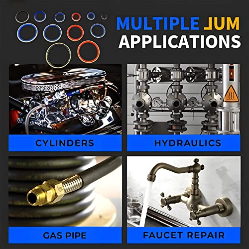 image for RtLvio Sealing Washers, Assorted Sealing Gasket Set, Sealing Washers A