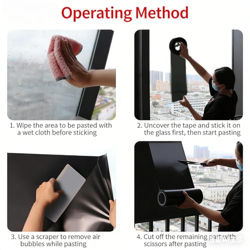 Vinilo opaco para ventana y privacidad Moyishi 3.94 in x 32 ft miniatura 7