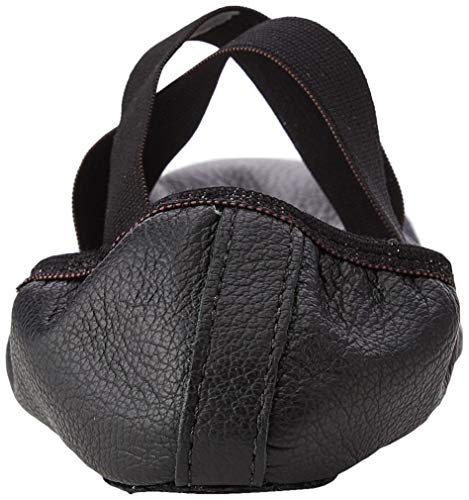 SuperPro Bryn Child Leather Split Sole Ballet Shoe SD110S Narrow Black 13.0S3