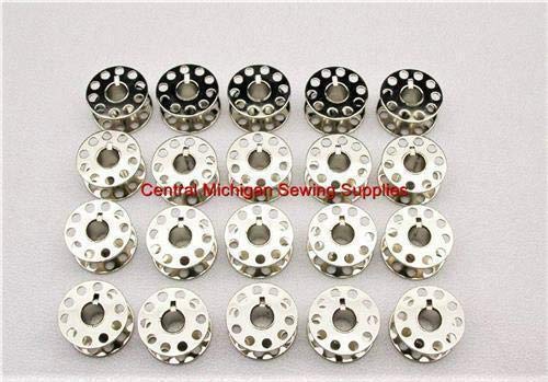 MACOSKI Supplies for Singer Sewing Machine Class 15 Metal Bobbins Fits 15-86, 15-88, 15-90, 15-91 DIY for Sewing Machine & Art Accessories