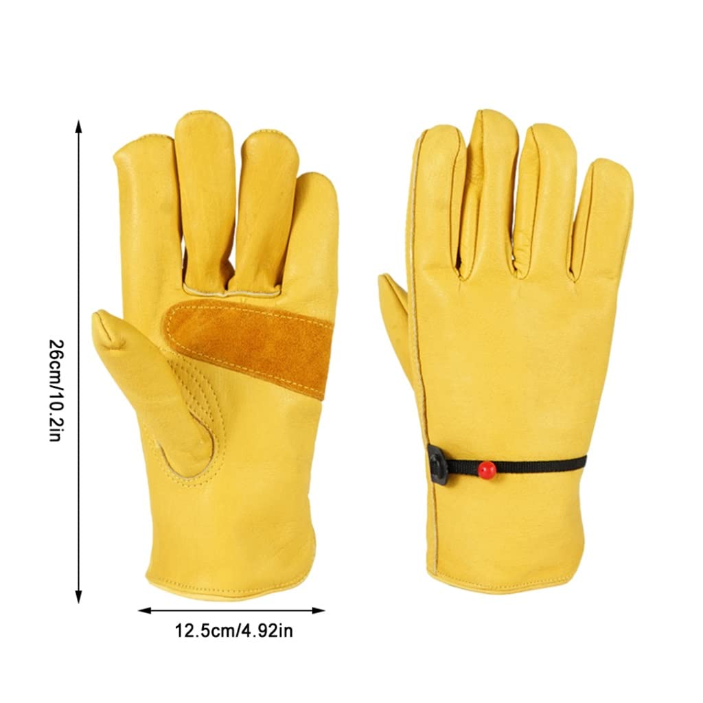 Guantes para Asar Resistentes al Calor Guantes de Cocina para Chef Estufa fogata Trabajos de Soldadura protección Camping Barbacoa