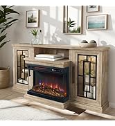 Kelso - Camino Elettrico Da Terra 28 Pollici In Laminato MDF A Libera Installazione A Led