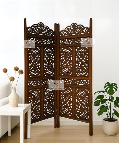 Image of Partition for Living Room,Divider,Partition Wall Divider Screen Separator, Wall Panel Divider for Hall | Bedroom |Office | Puja Room | Restaurant S Design (5 Feet -2 Panel)