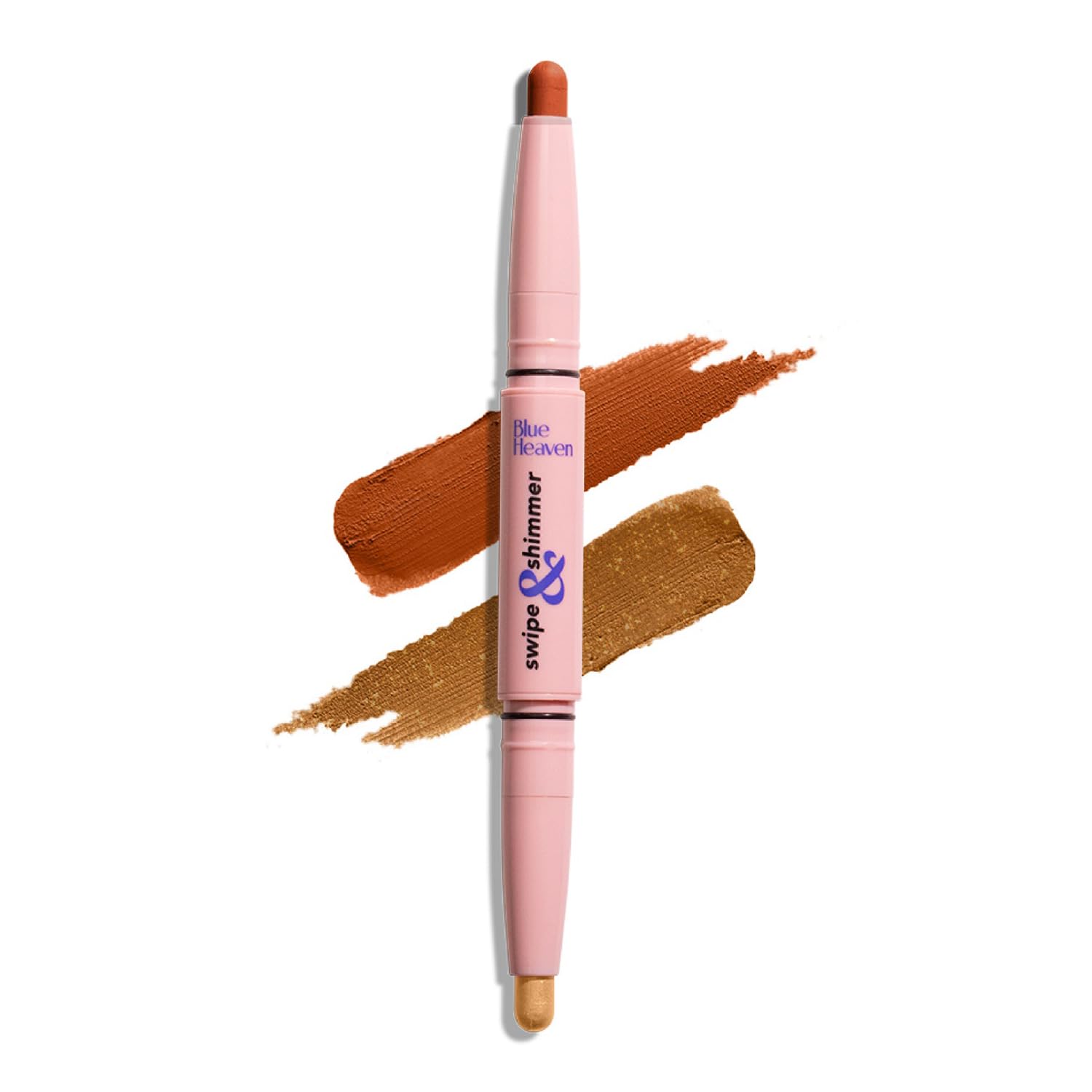 Blue Heaven Pencil Swipe & Shimmer Eye Shadow Infused With Primer, Smudge Proof, Eye Shadow Stick Twin Ended – Terracotta Warrior, 2.2G, Cream, Matte End Blue Heaven Pencil Swipe & Shimmer Eye Shadow Infused With Primer, Smudge Proof, Eye Shadow Stick Twin Ended – Terracotta Warrior, 2.2G, Cream, Matte End