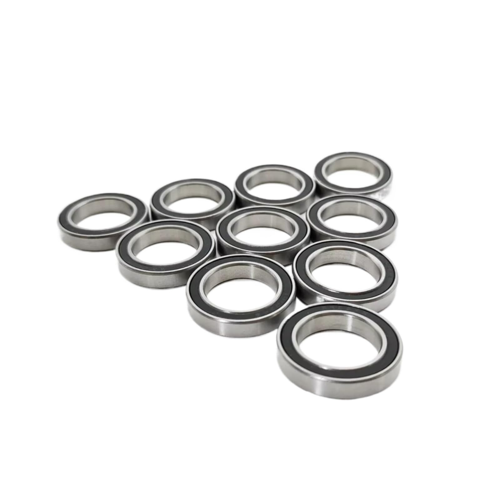 RC Lagerteile Für Universal 12X18X4Mm Chromstahl Kugellager Schwarz Gummiversiegelt Miniatur Rillenkugellager RC Für Modus Autos Hubschrauber Flugzeuge(10 pcs)