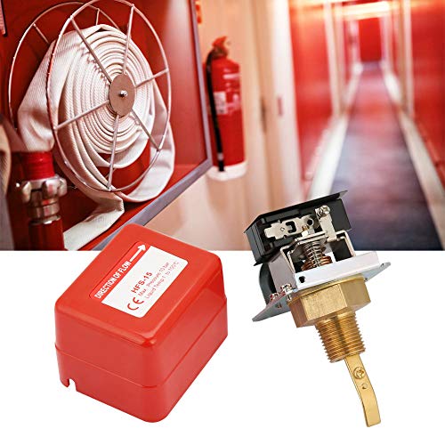 Hyuduo Interruptor de Agua, 1/2 "6-380V Target Tactor de Tratamiento de Agua Switch, Controlador de Líquido de para Enfriamiento de, Aire Acondicionado y Sistemas de Incendios, Ajustables,