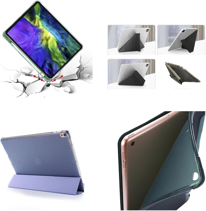 UnDePlus iPad 11.Nesil A16 11inç/10.Nesil 10.9inç ile uyumlu Kılıf Kalem Bölmeli Mars Case Lacivert