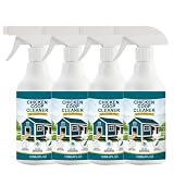 Schnellreiniger für Hühnerställe, Reinigungsspray für Hühnerställe ohne Schrubben, gebrauchsfertige Sprays Hühnerausläufe (4pcs)