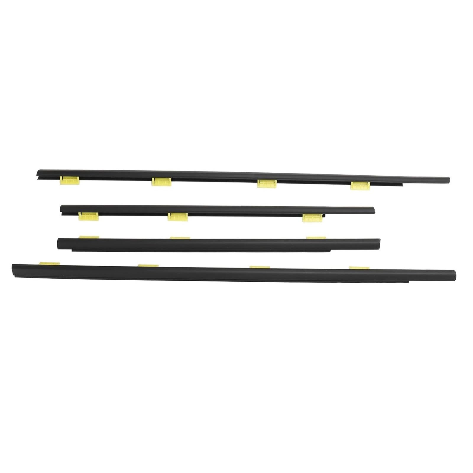 Snwdbh One Color 4Pcs Car Window Sealant Strip For Cr-V 2002-2006 72410-Sca-E01 72450-Sca-E01 Weatherstrip Door Glass Rubber Belt Protection Exterior Belt