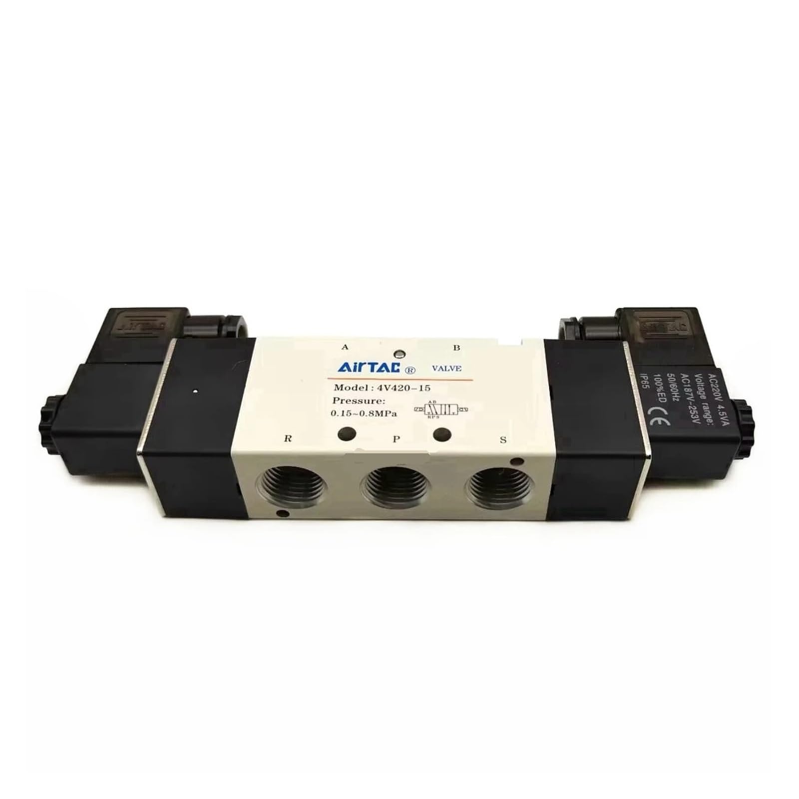 ITFOWIYD 24V Solenoid Valve 4V420-15 220V(4V420-15 220V)