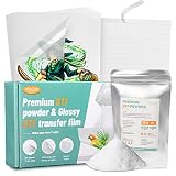 KASYU DTF Powder Film Kit with Sensor Recognition Stickers for All DTF&Sublimation Printers,1.1 lbs