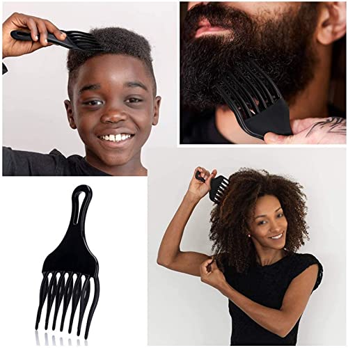 Denti Larghi Pettine Afro Grande Lisci Pettine di