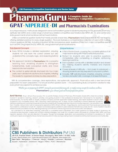 Image of PharmaGuru | A Complete Guide for Pharmacy Competitive Examinations GPAT • NIPERJEE • DI and Pharmacists Examinations (PB 2026)