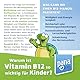 PanaKids Vitamin B12+ Tropfen für Kinder – 10 µg Vitamin B12 & 700 µg Vitamin B6 – ab 4 Jahren – für Vitalität & mentale Leistung – mit Erdbeergeschmack – Vegan, Zuckerfrei, Made in Germany – 10 ml