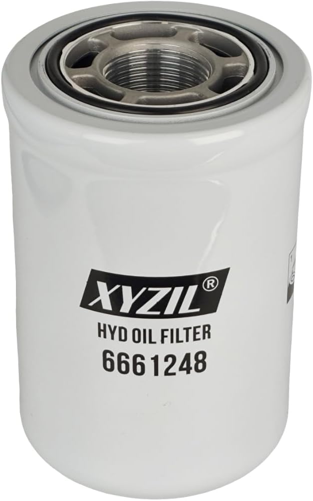 XYZIL Hydraulic Oil Filter 6661248 6630977 Compatible with Bobcat 751 753 763 773 7753 843 863 864 873 883 943 953 A220 A300 S100 S130 S150 S160 S175 S185 S205 S220 S250 T110 T140 T180 (Fiberglass)