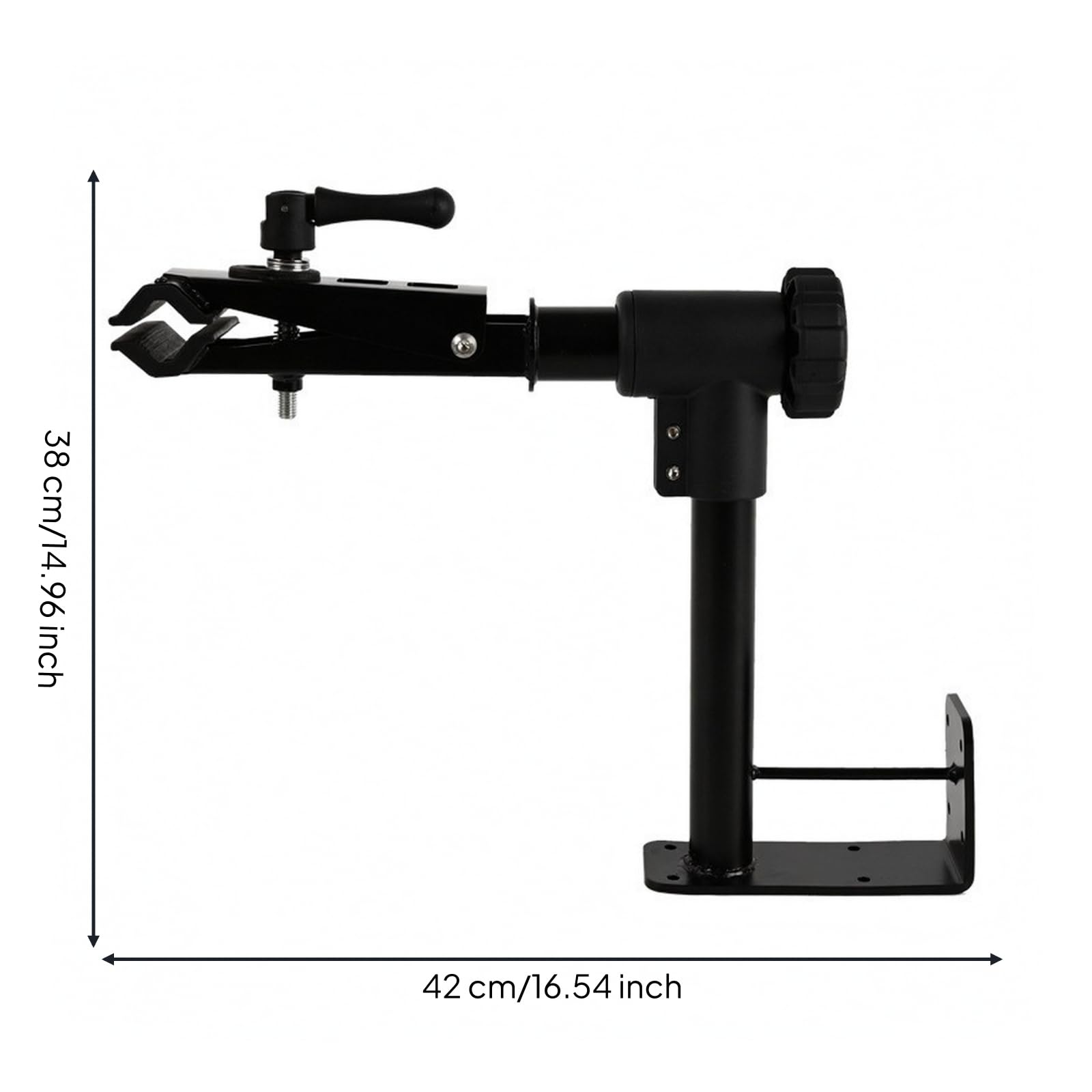 Stabil Wandhalter-Fahrradhalterung mit Wandhalter-Fahrradständer mit Haltearm, wandmontiert, Fahrradaufhängung, für Werkstatt, Garage, Fahrradkeller