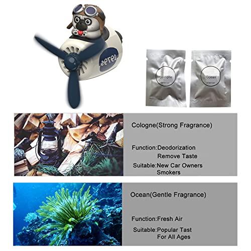 Cacacece Car Air Fresheners Cute Dog Pilot Car Air Outlet Creative Car Perfume Fragrance #TOP3