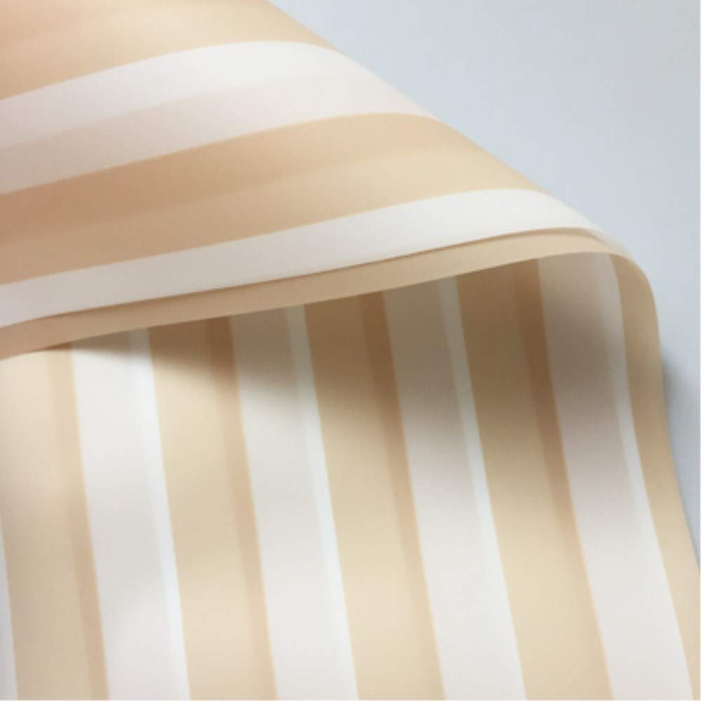 BBC Flower Wrapping Paper Floral Bouquet Wraps for Gift Packaging 20 Sheets 23.6x23.6 Inch (Champagne)