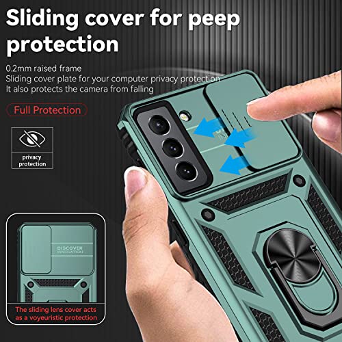 Coque Samsung S21 avec protège-objectif et béquille intégrée