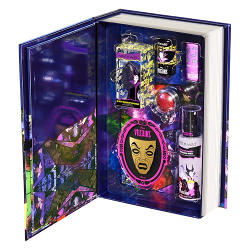 Image of wet n wild Disney Villains PR Box, 14-Piece Makeup & Accessories Collection, Limited Edition Storybook Set, Cruelty-Free