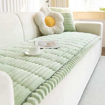 Soft Sofa Protective Cover, Ultra-Soft Non-Slip Couch Cover for Pets, Machine Washable Furniture Protector with Anti-Skid Backing for Dogs and Cats, Home Decor Sofa Pad