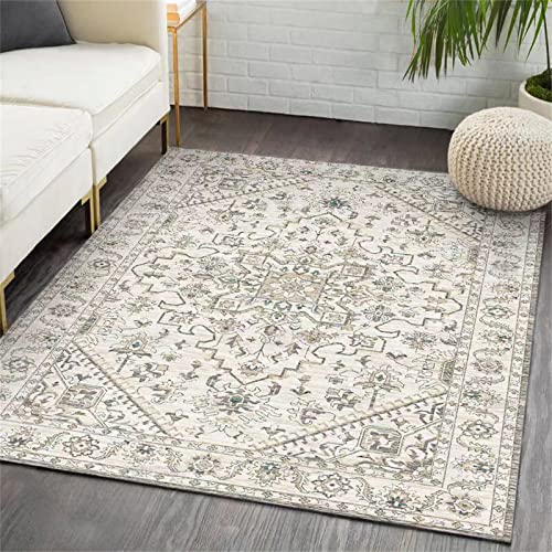 Alfombra De Cachemira De Imitación Simple Retro Americana, Sofá De La Sala De Estar del Hogar, Mesa De Café, Alfombra De Felpa, Alfombrilla De Suelo Suave para La Cabecera del Dormitorio 160x200cm Cover