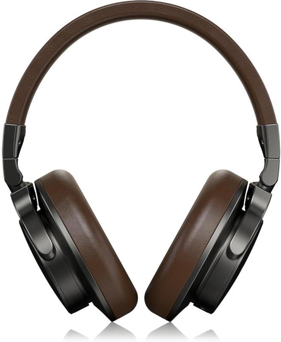 Behringer BH 470 Closed-Back Over-Ear Studio Monitoring Headphones, Bundle with Desktop Headphone Stand