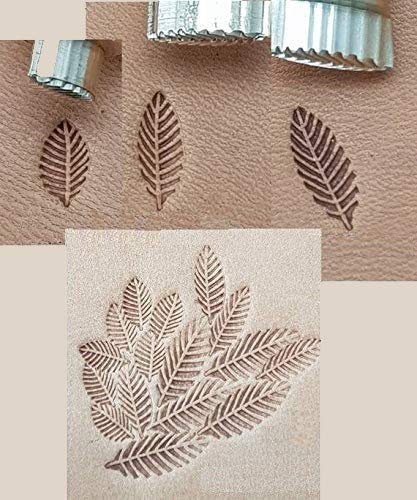 Leaf Leather Working Tools Carving Punches Stamp Craft Saddle Brass #136Set