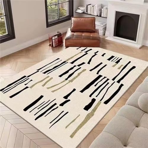 Tapis de salon résistant gris pour éviter l'usure prématurée 200x260