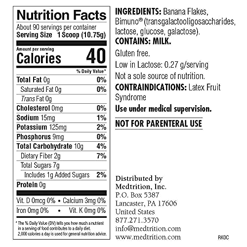 Banatrol® Natural Anti-Diarrheal With Prebiotics, Relief For Ibs, Recurring Diarrhea, Clinically Supported Medical Food, Non-Constipating, 90 Servings (Banana) #TOP1