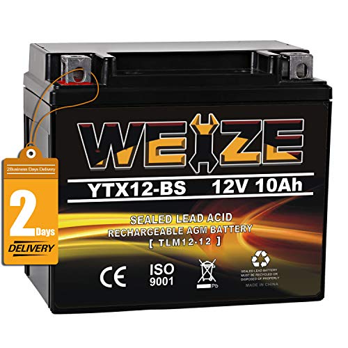 Weize YTX12-BS Motorcycle Battery High Performance