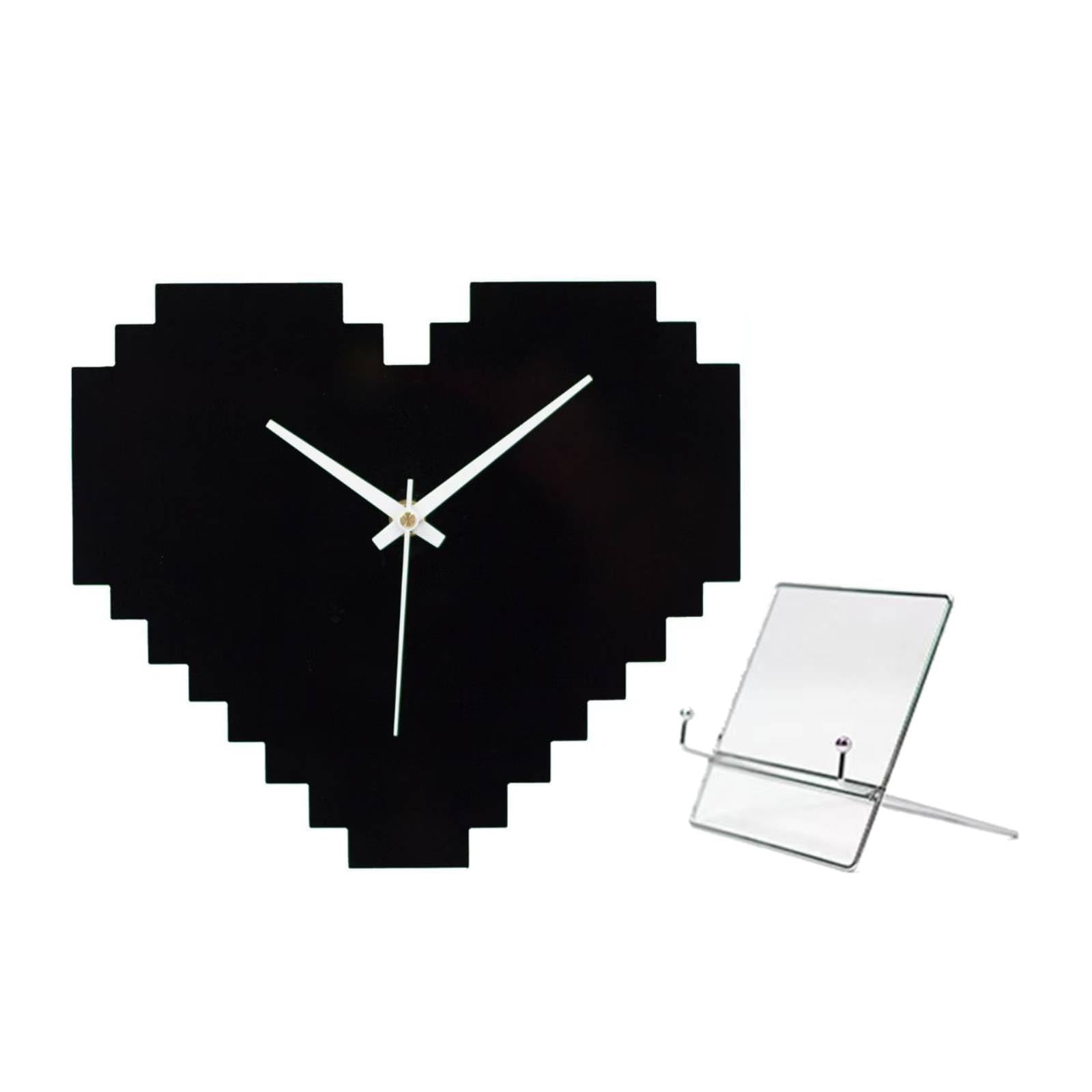 Horloge murale cœur orange éclatant pour illuminer votre chambre