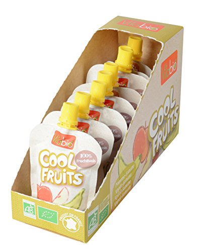 vitabio Cool Fruits manzana/Banana (Pack de 8, 8 x 90 g)